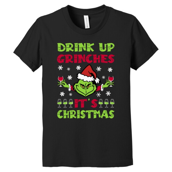 Drink up Grinches - Youth Premium Cotton T-Shirt Thumbnail