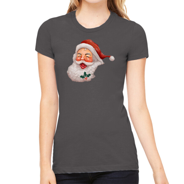 Coke Santa - Women's Premium Cotton Slim Fit T-SHirt Thumbnail