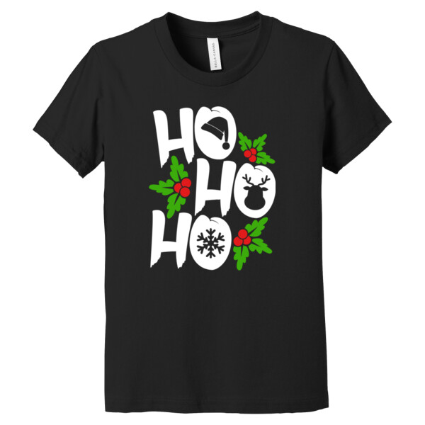 Ho Ho Ho - Youth Premium Cotton T-Shirt Thumbnail