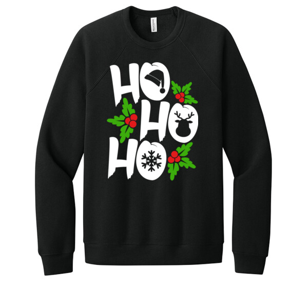 Ho Ho Ho - Unisex Premium Fleece Crew Sweatshirt Thumbnail