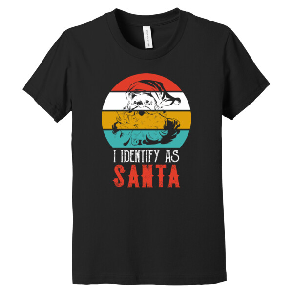 Identify As Santa - Youth Premium Cotton T-Shirt Thumbnail