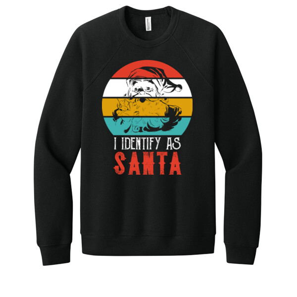 Identify As Santa - Unisex Premium Fleece Crew Sweatshirt Thumbnail