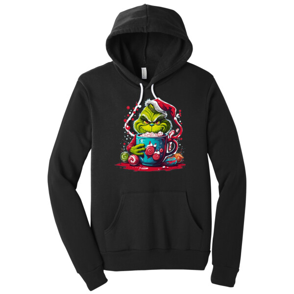 Grinch Christmas - Unisex Premium Fleece Pullover Hoodie Thumbnail