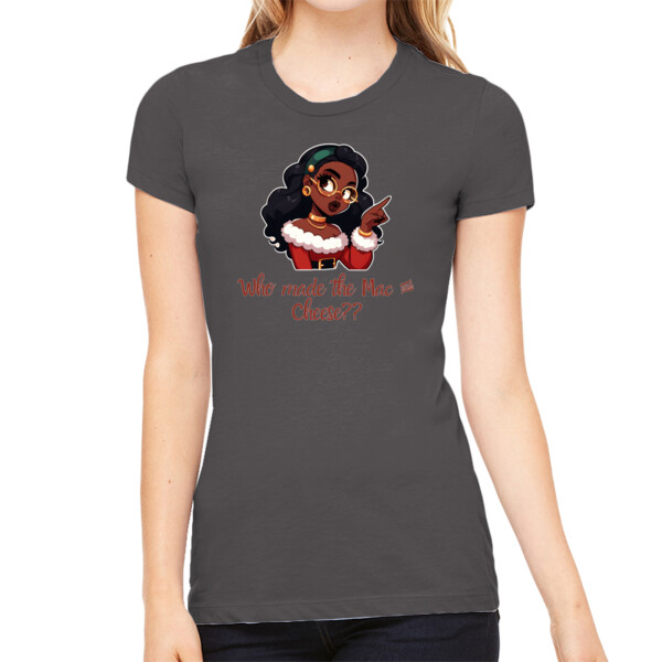 Macncheese - Women's Premium Cotton Slim Fit T-SHirt Thumbnail