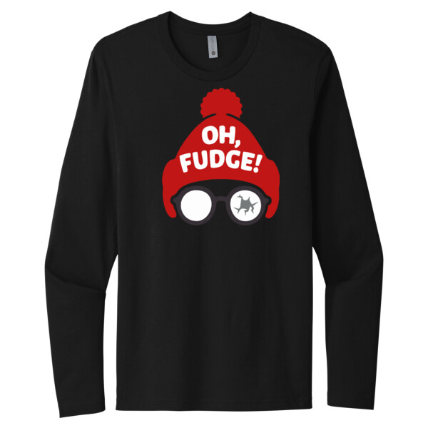 Oh Fudge - Unisex Premium Cotton Long Sleeve T-Shirt Thumbnail