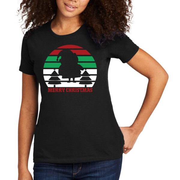 Merry Christmas 3 - Women's Premium Cotton T-Shirt Thumbnail