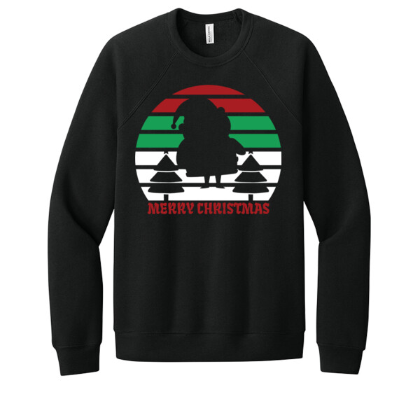 Merry Christmas 3 - Unisex Premium Fleece Crew Sweatshirt Thumbnail