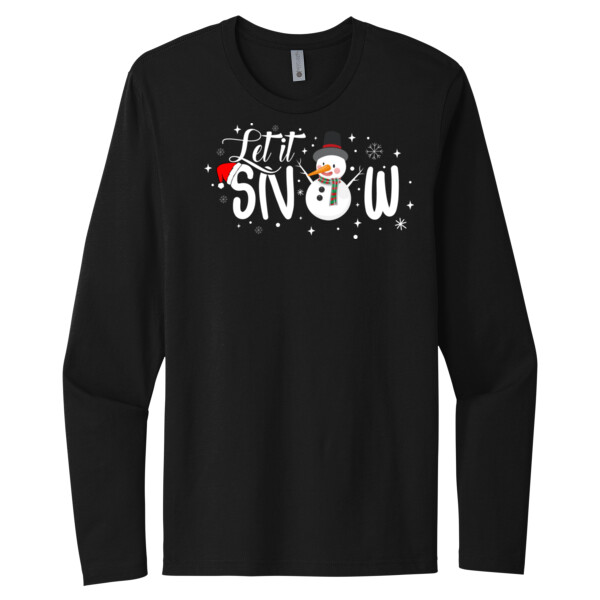 Let it Snow - Unisex Premium Cotton Long Sleeve T-Shirt Thumbnail