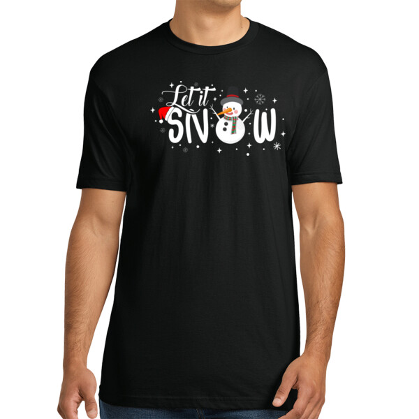 Let it Snow - Unisex Premium Cotton T-Shirt Thumbnail