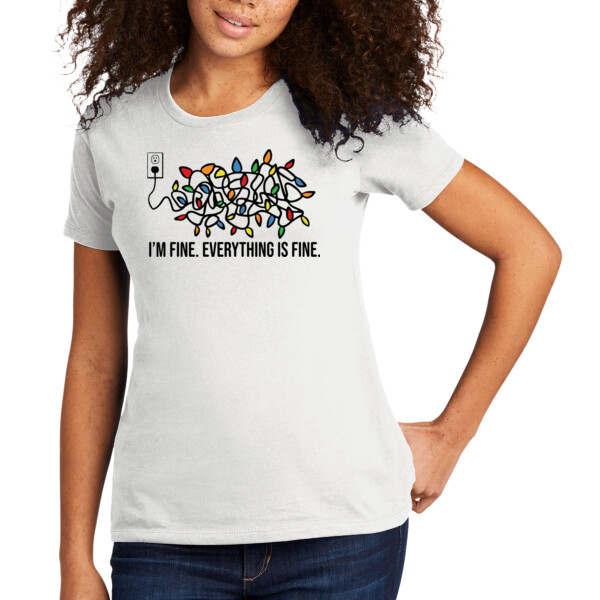 Everything is Fine - Women's Premium Cotton T-Shirt Thumbnail