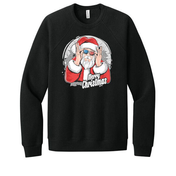 Merry Christmas 4 - Unisex Premium Fleece Crew Sweatshirt Thumbnail