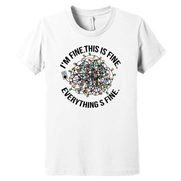 I'm Fine - Youth Premium Cotton T-Shirt Thumbnail