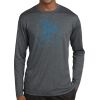 Unisex Poly Heather Long Sleeve T-Shirt Thumbnail
