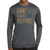 Unisex Poly Heather Long Sleeve T-Shirt Thumbnail
