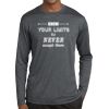 Unisex Poly Heather Long Sleeve T-Shirt Thumbnail