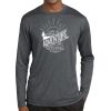 Unisex Poly Heather Long Sleeve T-Shirt Thumbnail