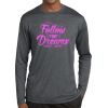 Unisex Poly Heather Long Sleeve T-Shirt Thumbnail