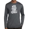 Unisex Poly Heather Long Sleeve T-Shirt Thumbnail