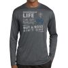Unisex Poly Heather Long Sleeve T-Shirt Thumbnail