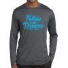 Unisex Poly Heather Long Sleeve T-Shirt Thumbnail