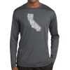 Unisex Poly Heather Long Sleeve T-Shirt Thumbnail