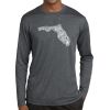 Unisex Poly Heather Long Sleeve T-Shirt Thumbnail