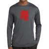Unisex Poly Heather Long Sleeve T-Shirt Thumbnail