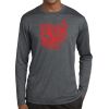 Unisex Poly Heather Long Sleeve T-Shirt Thumbnail