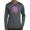 Unisex Poly Heather Long Sleeve T-Shirt Thumbnail