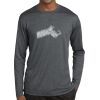 Unisex Poly Heather Long Sleeve T-Shirt Thumbnail