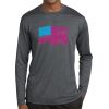Unisex Poly Heather Long Sleeve T-Shirt Thumbnail