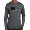Unisex Poly Heather Long Sleeve T-Shirt Thumbnail