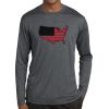 Unisex Poly Heather Long Sleeve T-Shirt Thumbnail