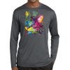 Unisex Poly Heather Long Sleeve T-Shirt Thumbnail