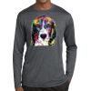 Unisex Poly Heather Long Sleeve T-Shirt Thumbnail
