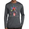 Unisex Poly Heather Long Sleeve T-Shirt Thumbnail