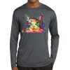 Unisex Poly Heather Long Sleeve T-Shirt Thumbnail
