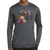 Unisex Poly Heather Long Sleeve T-Shirt Thumbnail