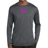 Unisex Poly Heather Long Sleeve T-Shirt Thumbnail
