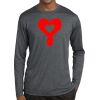 Unisex Poly Heather Long Sleeve T-Shirt Thumbnail