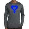Unisex Poly Heather Long Sleeve T-Shirt Thumbnail
