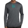 Unisex Poly Heather Long Sleeve T-Shirt Thumbnail