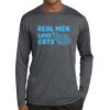 Unisex Poly Heather Long Sleeve T-Shirt Thumbnail