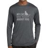 Unisex Poly Heather Long Sleeve T-Shirt Thumbnail