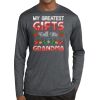 Unisex Poly Heather Long Sleeve T-Shirt Thumbnail
