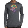 Unisex Poly Heather Long Sleeve T-Shirt Thumbnail
