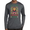 Unisex Poly Heather Long Sleeve T-Shirt Thumbnail