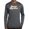 Unisex Poly Heather Long Sleeve T-Shirt Thumbnail