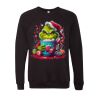 Unisex Sponge Fleece Raglan Crewneck Sweatshirt Thumbnail