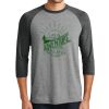 Unisex Tri-Blend 3/4 Sleeve Raglan T-Shirt Thumbnail